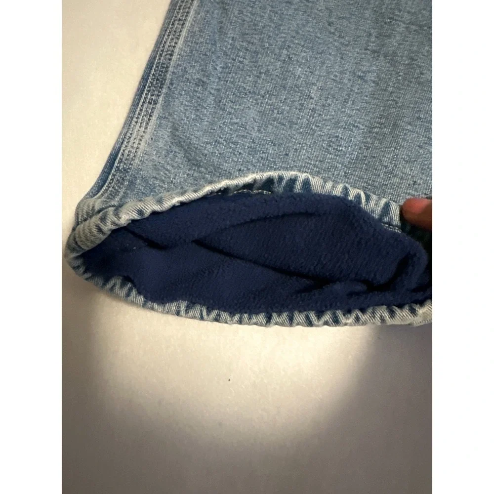 GAP Girls 16 Fleece Lined Carpenter Jeans 27x28 Women XS Y2K 90s Grunge Workwear